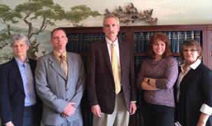 Photo of Richard Gage and his 3 associates